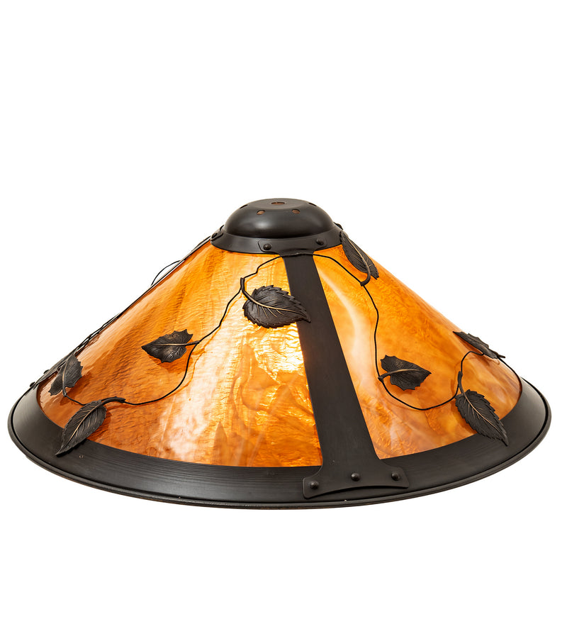 Meyda Tiffany 24951 Shade, Craftsman Brown
