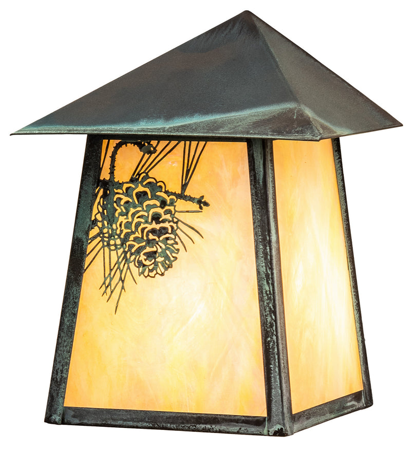 Meyda Tiffany 38972 One Light Wall Sconce, Verdigris
