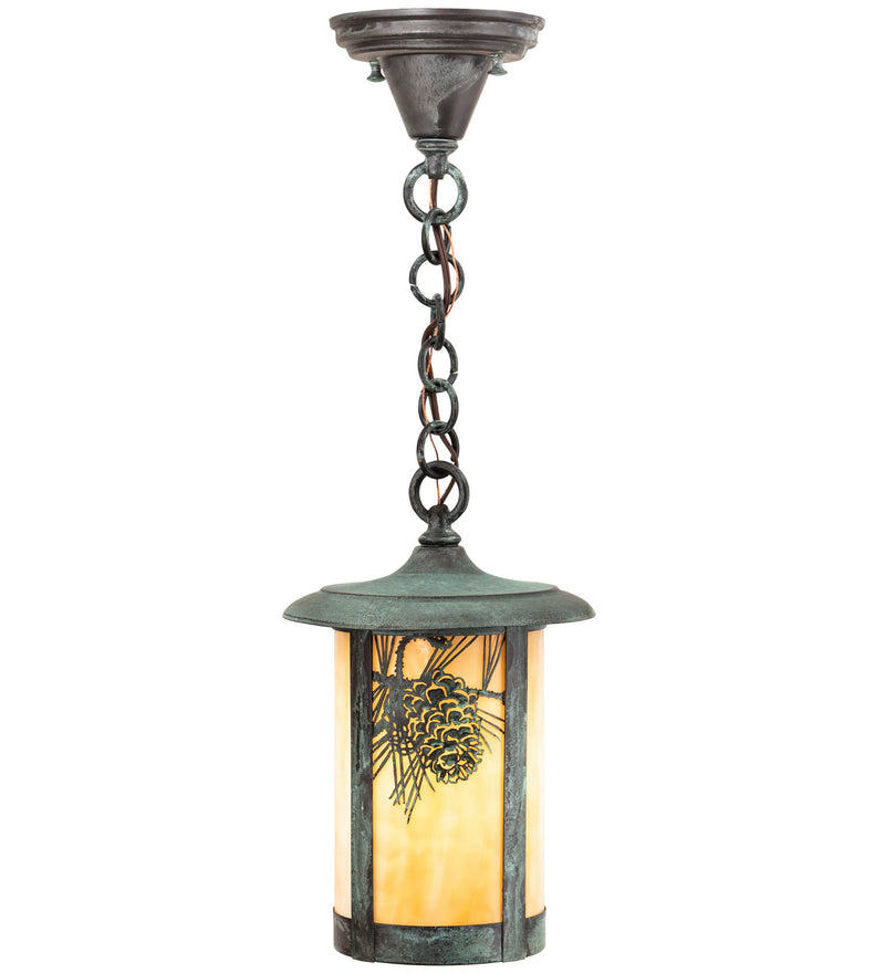 Meyda Tiffany 43871 One Light Mini Pendant, Verdigris