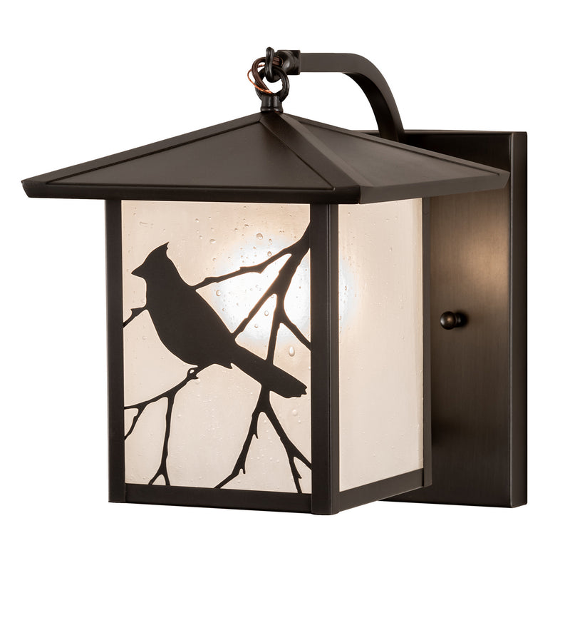 Meyda Tiffany 63433 One Light Wall Sconce, Craftsman Brown