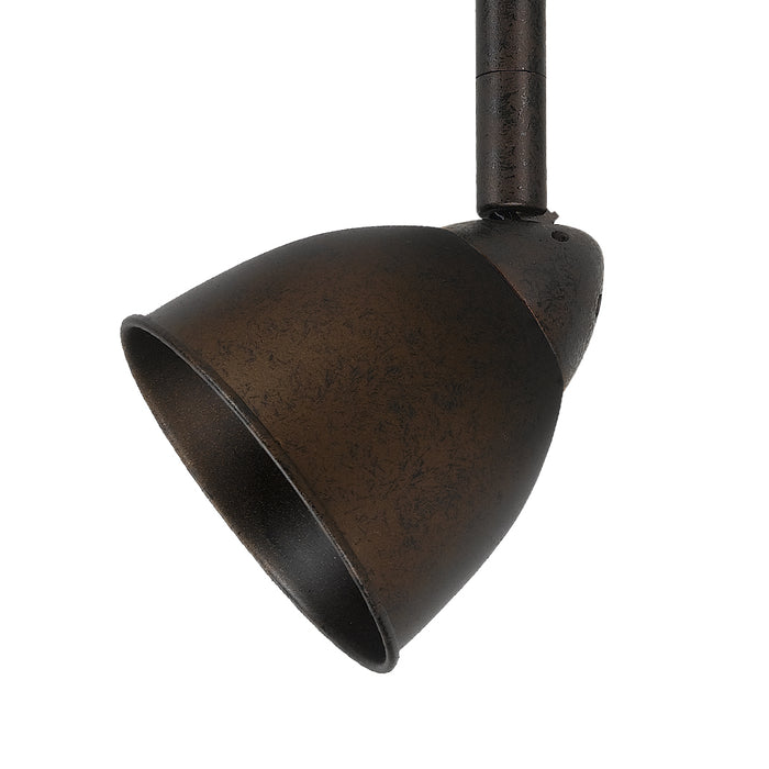 Cal Lighting HT-954-RU/CRU One Light Track Fixture, Rust