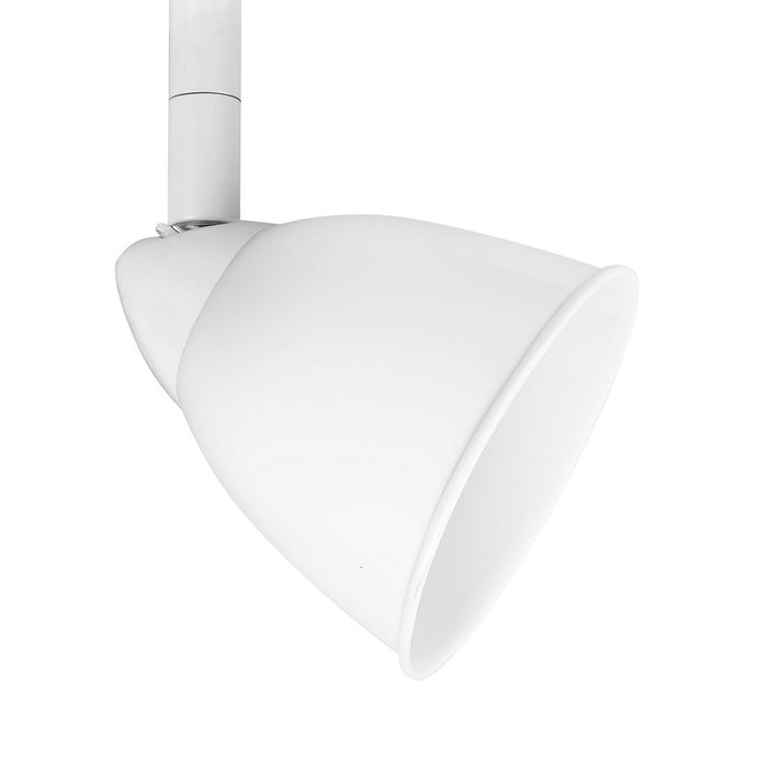 Cal Lighting HT-954-WH/CWH One Light Track Fixture, White