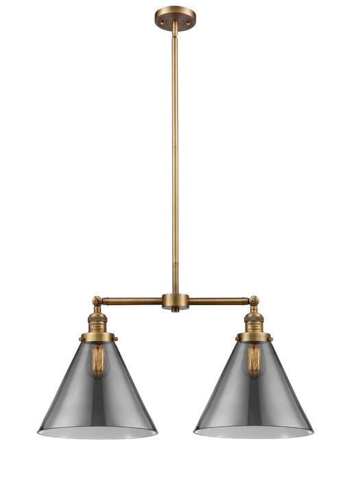 Innovations 209-BB-G43-L-LED LED Island Pendant, Brushed Brass