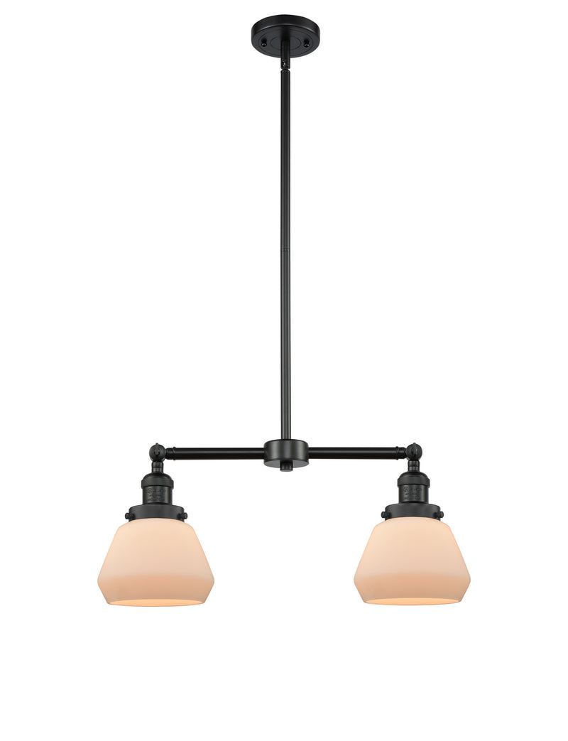 Innovations 209-BK-G171 Two Light Island Pendant, Matte Black