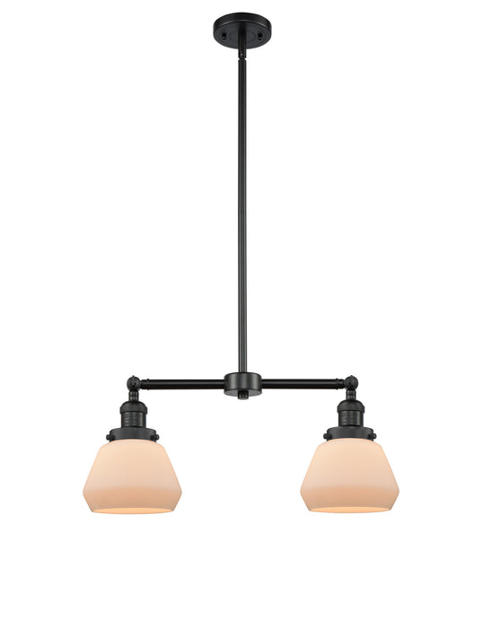 Innovations 209-BK-G171 Two Light Island Pendant, Matte Black