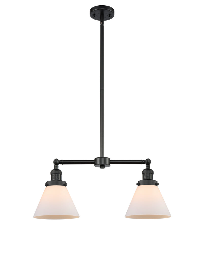 Innovations 209-BK-G41-LED LED Island Pendant, Matte Black