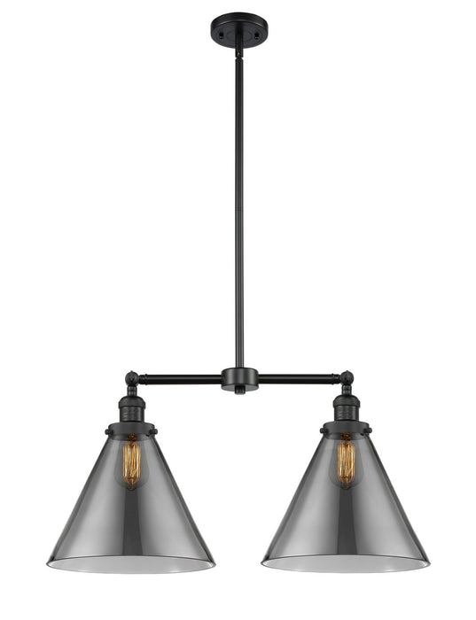 Innovations 209-BK-G43-L-LED LED Island Pendant, Matte Black