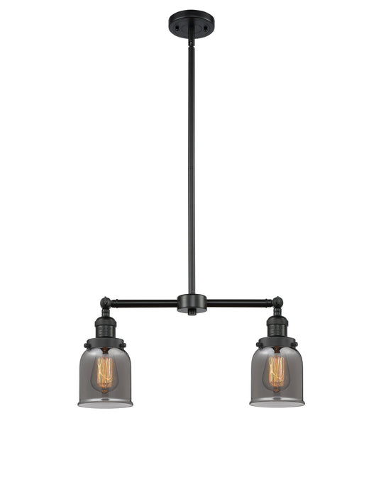 Innovations 209-BK-G53 Two Light Island Pendant, Matte Black