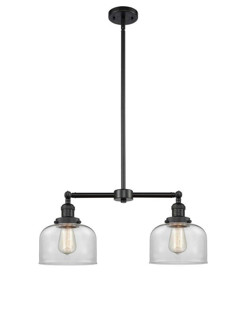 Innovations 209-BK-G72-LED LED Island Pendant, Matte Black