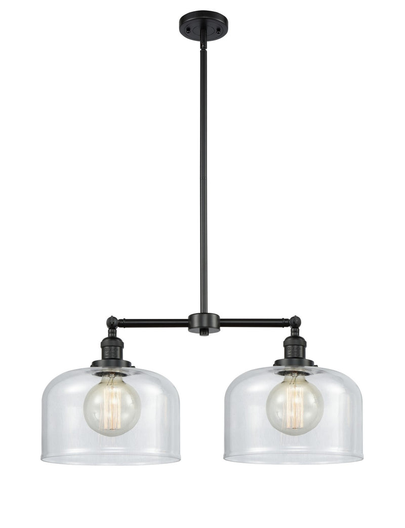 Innovations 209-BK-G72-L-LED LED Island Pendant, Matte Black