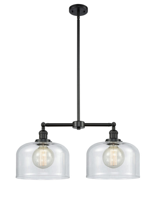 Innovations 209-BK-G72-L-LED LED Island Pendant, Matte Black