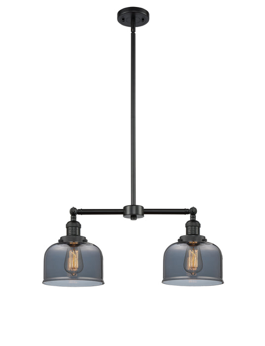 Innovations 209-BK-G73-LED LED Island Pendant, Matte Black