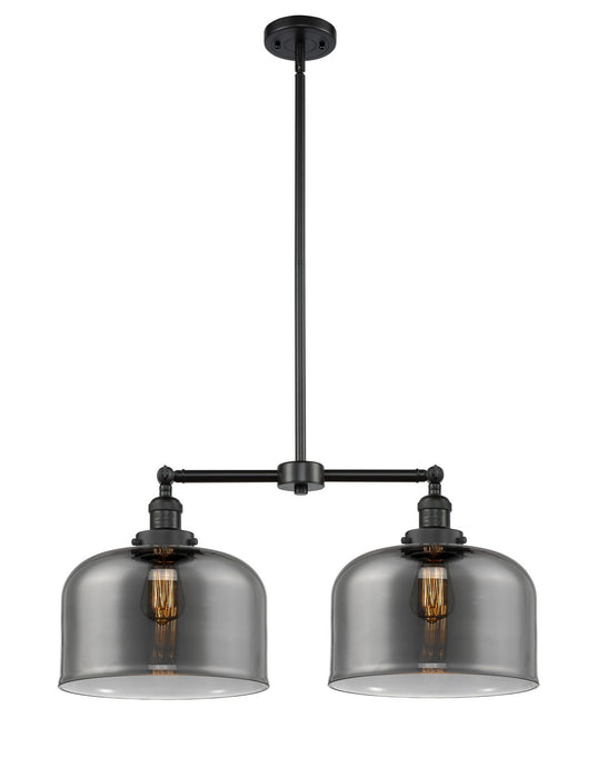 Innovations 209-BK-G73-L-LED LED Island Pendant, Matte Black