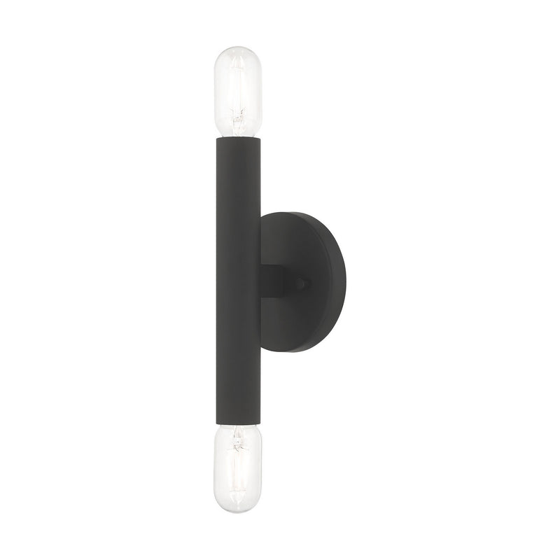 Livex Lighting 51132-04 Two Light Wall Sconce, Black