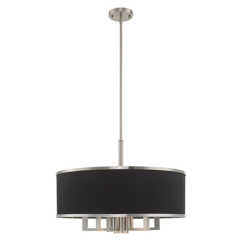 Livex Lighting 60406-91 Seven Light Chandelier, Brushed Nickel