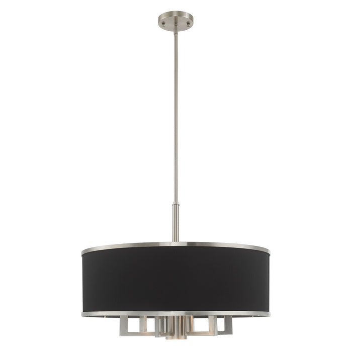 Livex Lighting 60406-91 Seven Light Chandelier, Brushed Nickel