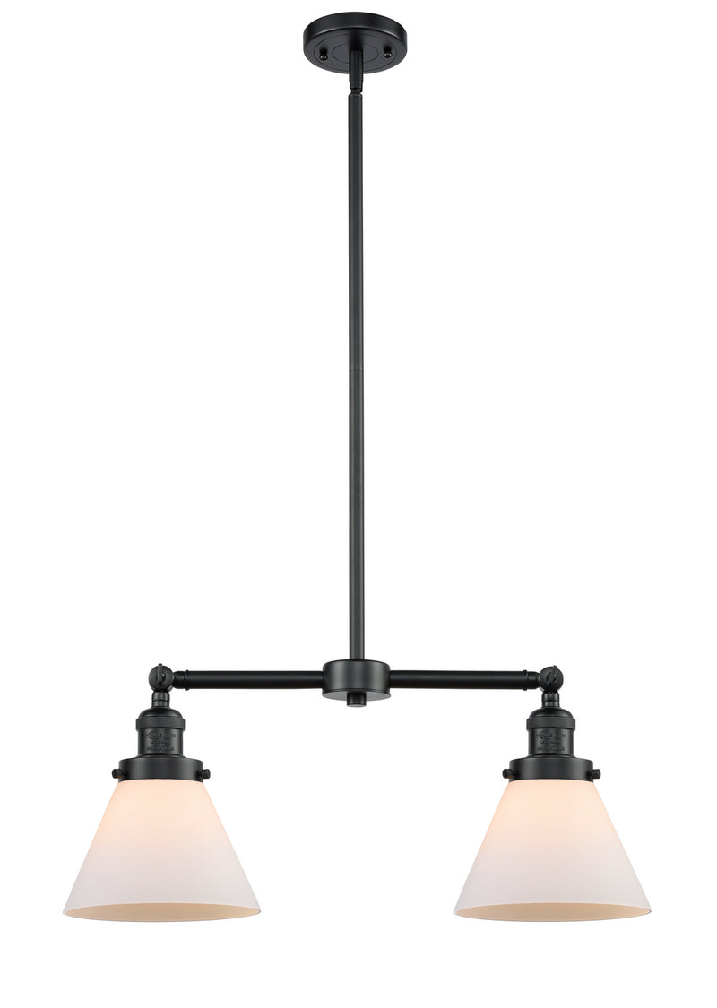 Innovations 209-OB-G41 Two Light Island Pendant, Oil Rubbed Bronze