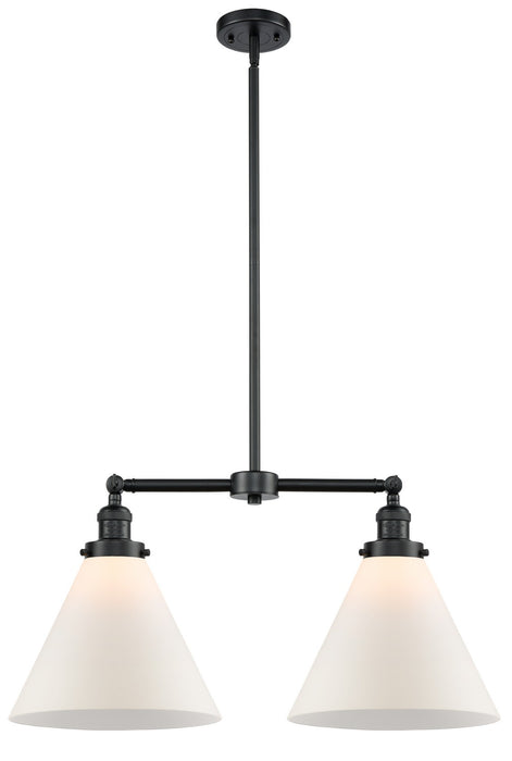 Innovations 209-OB-G41-L Two Light Island Pendant, Oil Rubbed Bronze