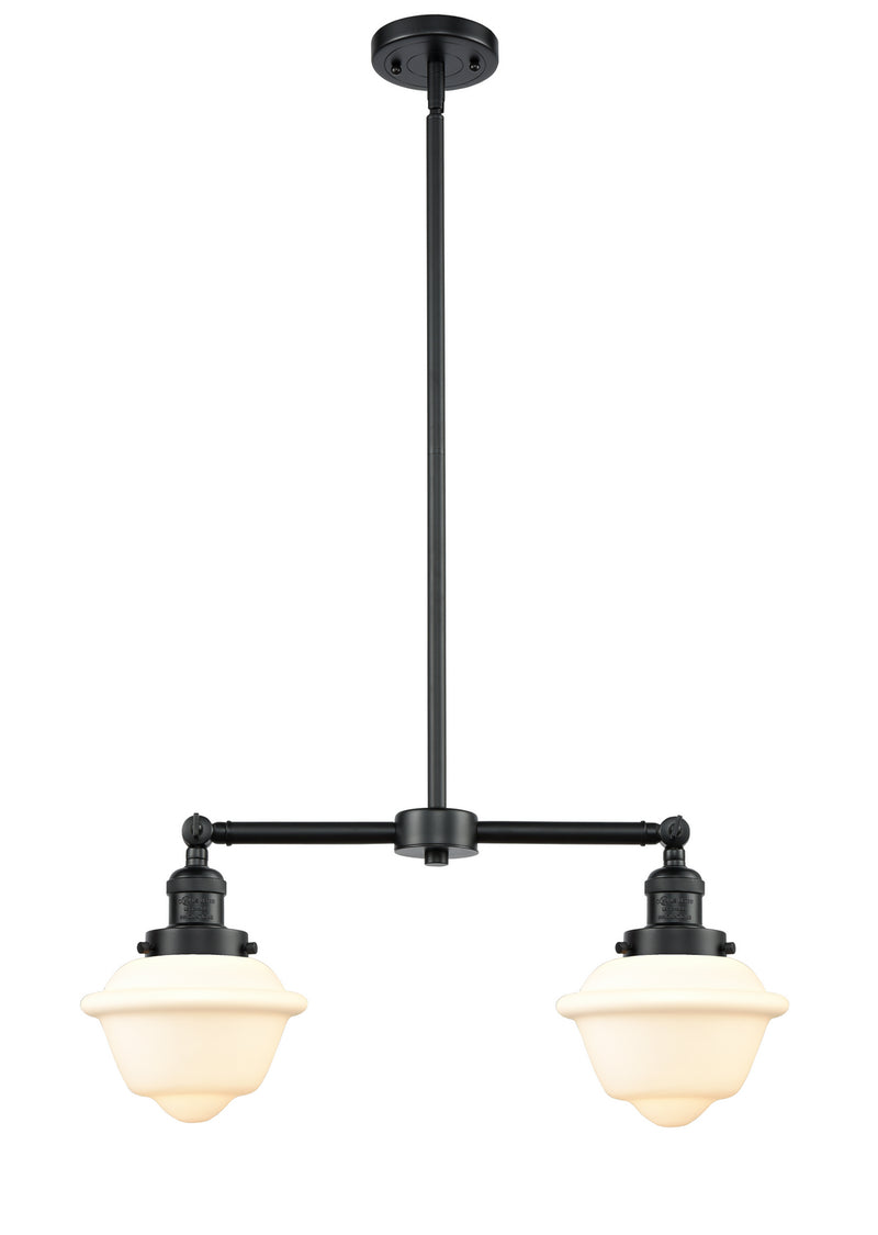 Innovations 209-OB-G531 Two Light Island Pendant, Oil Rubbed Bronze