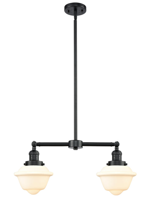 Innovations 209-OB-G531 Two Light Island Pendant, Oil Rubbed Bronze