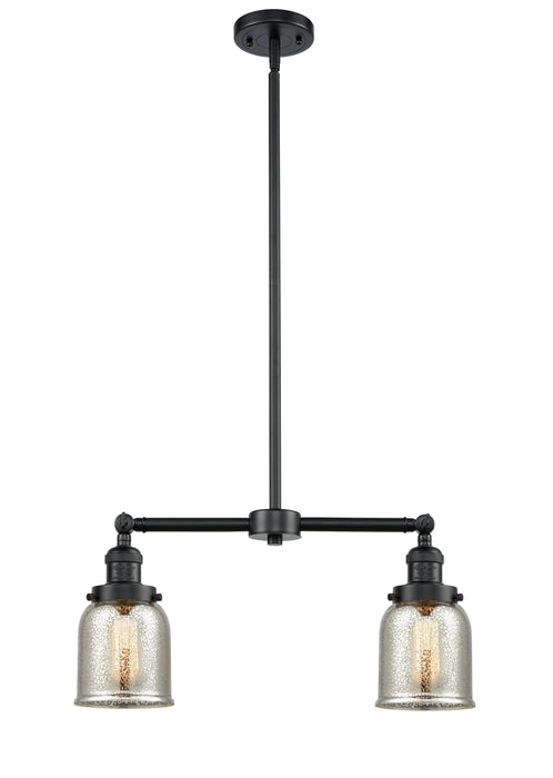 Innovations 209-OB-G58 Two Light Island Pendant, Oil Rubbed Bronze