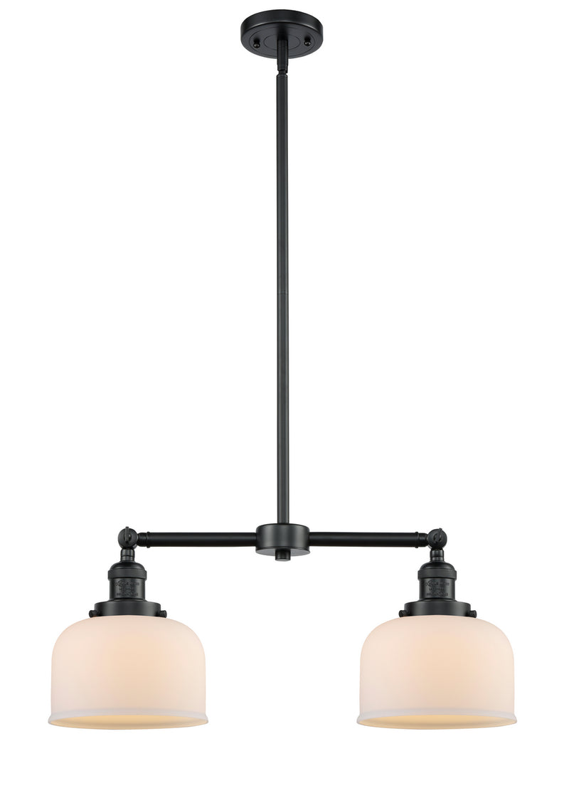 Innovations 209-OB-G71 Two Light Island Pendant, Oil Rubbed Bronze