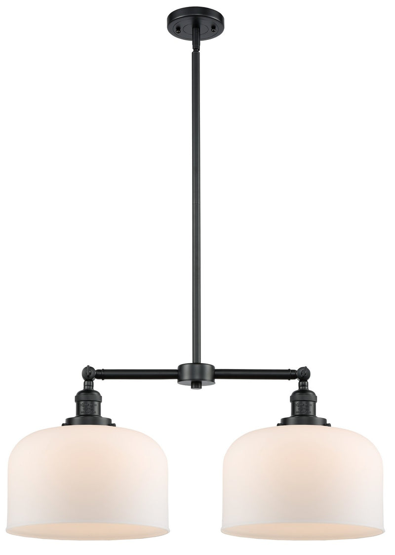Innovations 209-OB-G71-L Two Light Island Pendant, Oil Rubbed Bronze
