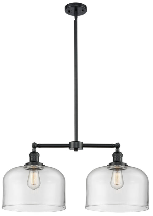 Innovations 209-OB-G72-L Two Light Island Pendant, Oil Rubbed Bronze