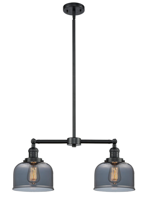 Innovations 209-OB-G73 Two Light Island Pendant, Oil Rubbed Bronze
