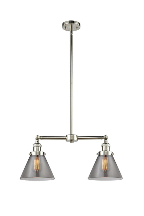 Innovations 209-PN-G43-L-LED LED Island Pendant, Polished Nickel