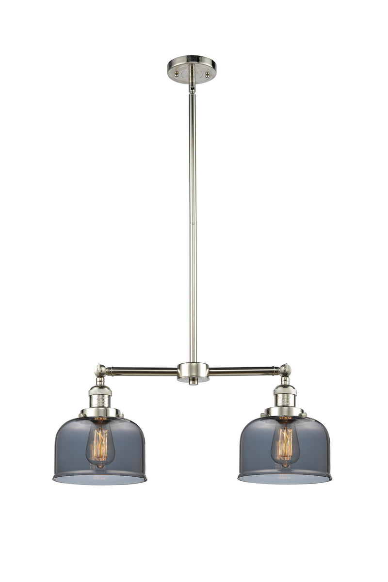 Innovations 209-PN-G73-LED LED Island Pendant, Polished Nickel