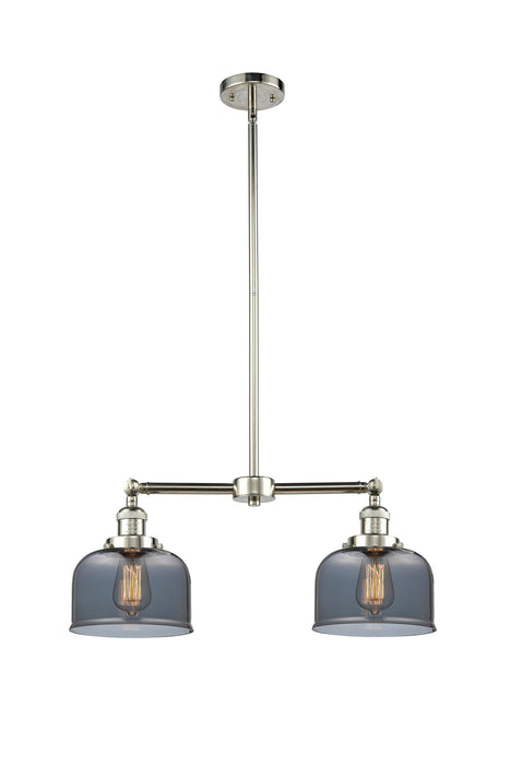 Innovations 209-PN-G73-LED LED Island Pendant, Polished Nickel