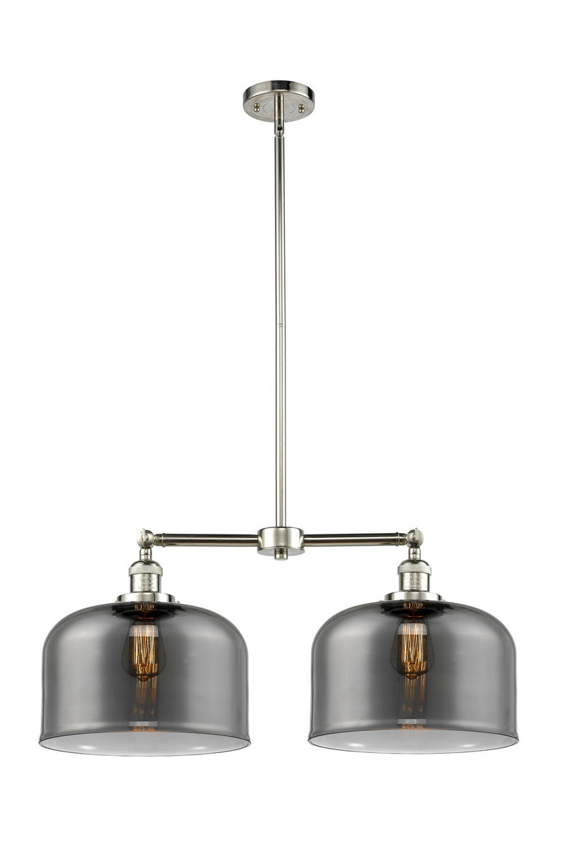 Innovations 209-PN-G73-L-LED LED Island Pendant, Polished Nickel