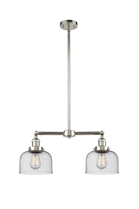 Innovations 209-PN-G74-LED LED Island Pendant, Polished Nickel
