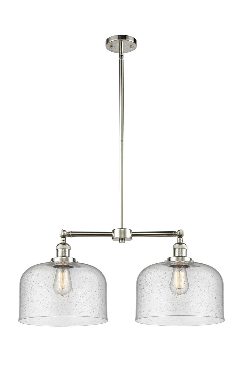 Innovations 209-PN-G74-L-LED LED Island Pendant, Polished Nickel