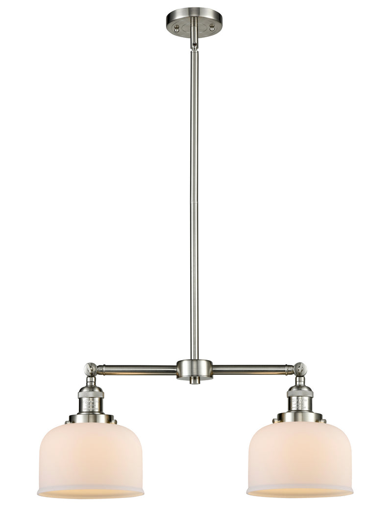Innovations 209-SN-G71-LED LED Island Pendant, Brushed Satin Nickel