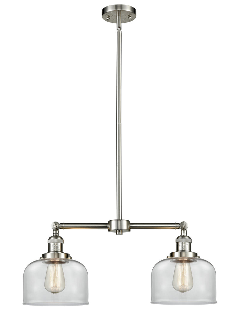 Innovations 209-SN-G72-LED LED Island Pendant, Brushed Satin Nickel