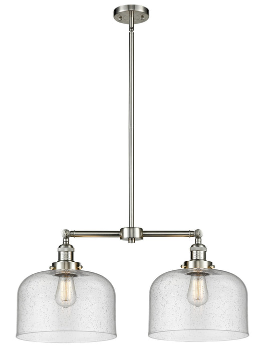 Innovations 209-SN-G74-L-LED LED Island Pendant, Brushed Satin Nickel