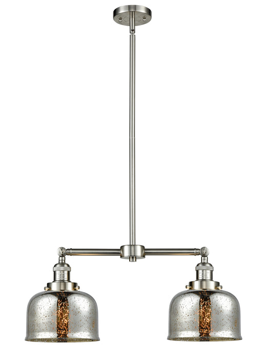 Innovations 209-SN-G78-LED LED Island Pendant, Brushed Satin Nickel