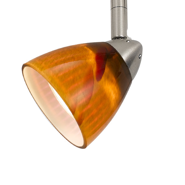 Cal Lighting HT-954-BS/AMS One Light Track Fixture, Brushed Steel