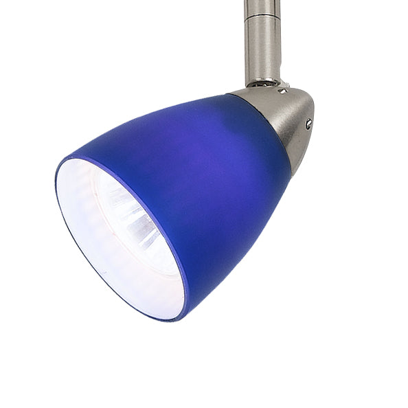 Cal Lighting HT-954-BS/BL One Light Track Fixture, Brushed Steel