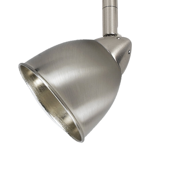 Cal Lighting HT-954-BS/CBS One Light Track Fixture, Brushed Steel