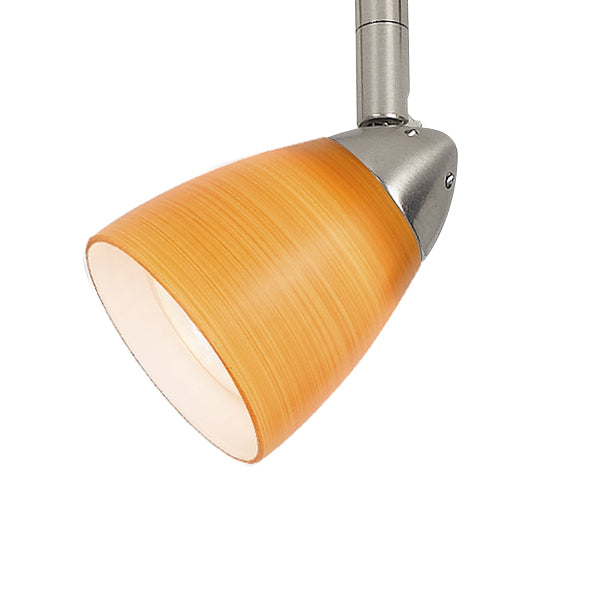 Cal Lighting HT-954-BS/OSA One Light Track Fixture, Brushed Steel
