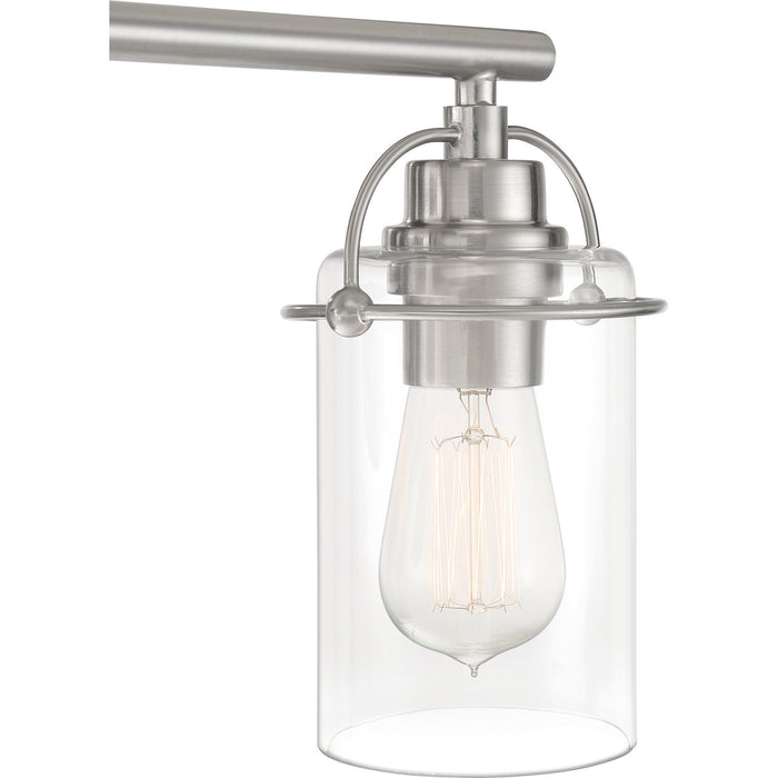 Quoizel EMR8603BN Three Light Bath Fixture, Brushed Nickel