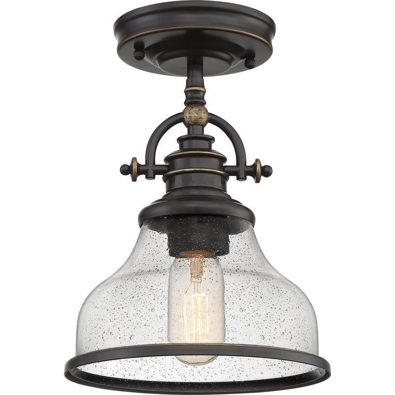 Quoizel GRTS1508PN One Light Mini Pendant, Palladian Bronze