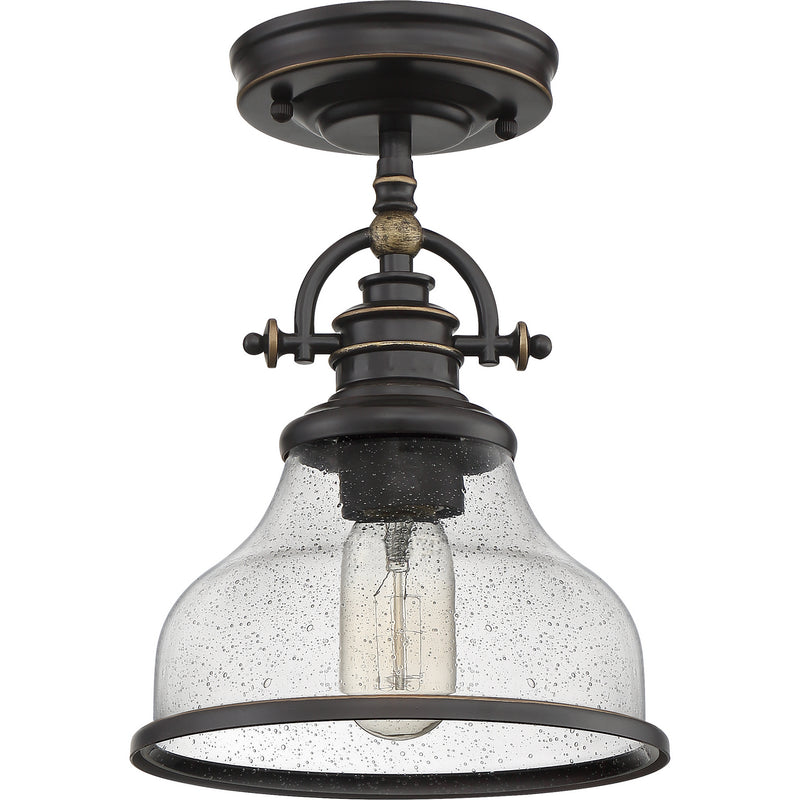 Quoizel GRTS1508PN One Light Mini Pendant, Palladian Bronze