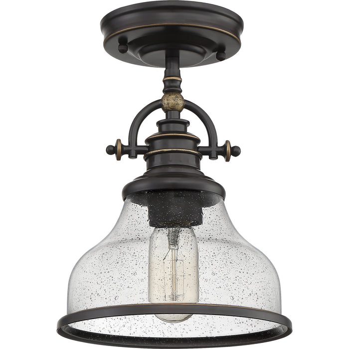 Quoizel GRTS1508PN One Light Mini Pendant, Palladian Bronze
