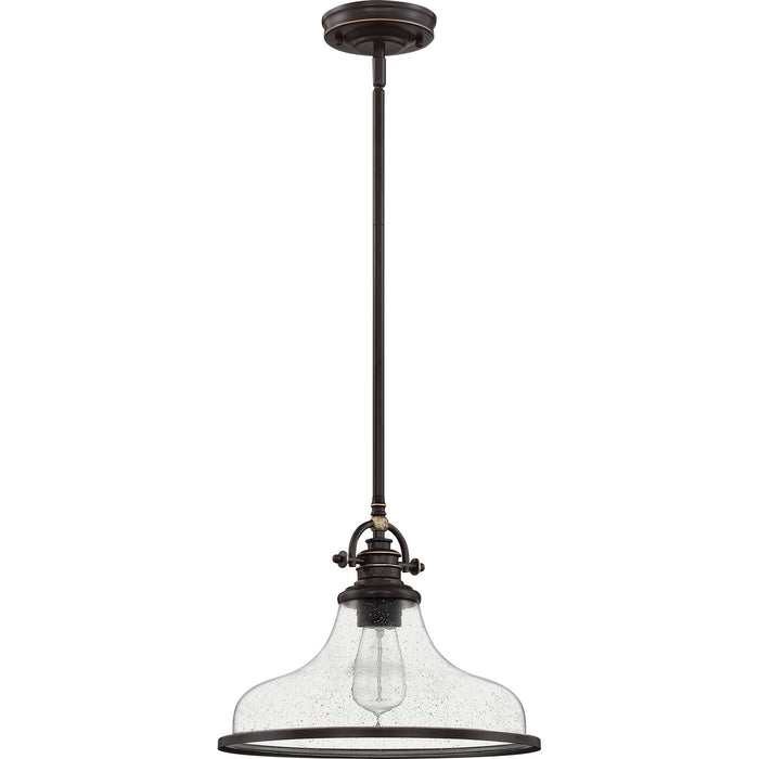 Quoizel GRTS2814PN One Light Pendant, Palladian Bronze