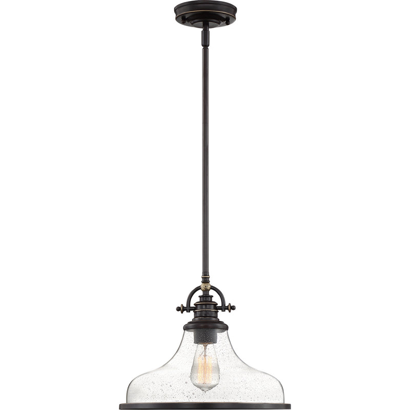 Quoizel GRTS2814PN One Light Pendant, Palladian Bronze