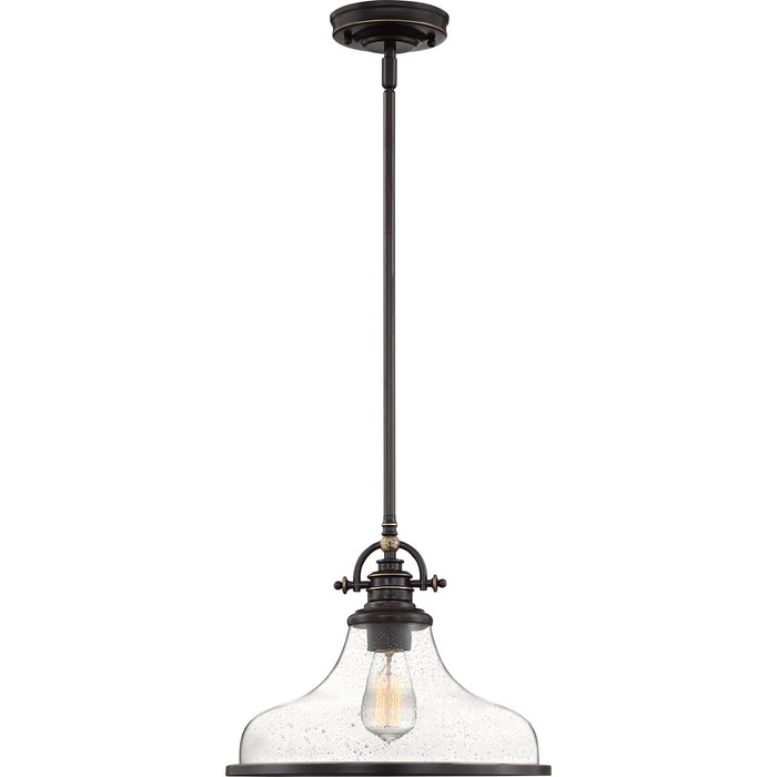 Quoizel GRTS2814PN One Light Pendant, Palladian Bronze